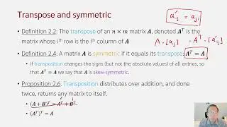 Linear Algebra 4-2: Special Matrices