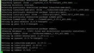 Debian - Webmin