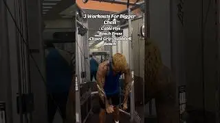 WORKOUTS FOR A BIGGER CHEST! #gymmotivation #bodybuilding #chestworkout #chestexercises #gym #lift