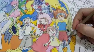 Digimon Ultimate Mega ver. Timelapse [Speed Painting]