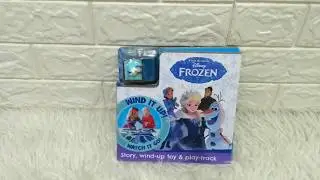 Disney Frozen Board Book With Story, Wind-Up Toy & Play-Track