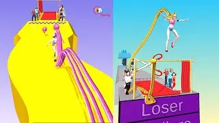 Hair Rush Game - All Levels in Hair Rush (Levels 6-10) | Cremgaming
