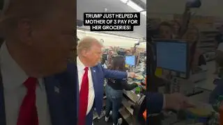 Трамп только что помог матери троих детей оплатить продукты 💵💰