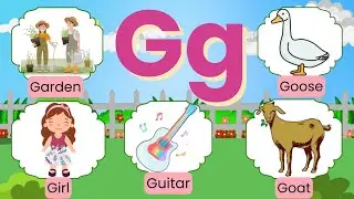 Learn to read | Five letter words starting with g,h,i, | 5 letter words with picture | learn |