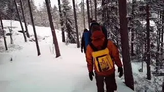 Winter highline