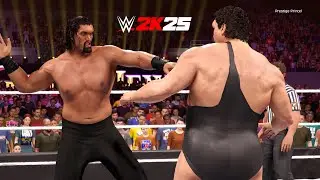 WWE 2K25 - Великий Кали против Андре Гиганта I МАТЧ МЕЧТЫ (PS5)