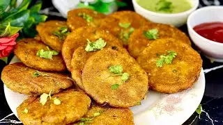 Spicy Aloo Tikkiyan 🥔 | Spicy Potato Cutlets | Potato Snacks