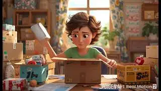 🎁 Cozy Nike Unboxing | Pixar-Style Animated Short#UnboxingJoy #AnimatedShort #SneakerUnboxing #Cozy