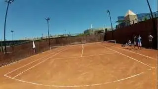 Fernando Verdasco training with GoPro