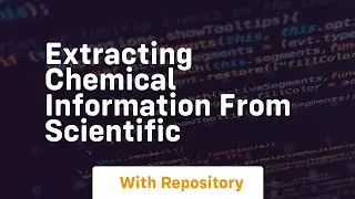 extracting chemical information from scientific