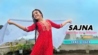 SAJNA - barse hai kyu ankhiyan 🌧️ | Dance Cover | Rainy Song Dance | Monsoon Song | SVF Music