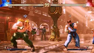 Alex vs Ryu (Hardest) - Street Fighter 5.| Epic Battle