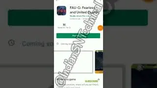 #Faug Pre-registration Started Register Now Fast #IndianSNTechnical