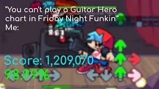 1.2 million score on Through the Fire and Flames in Friday Night Funkin' (98.99%)