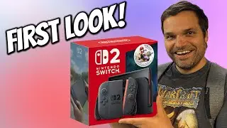 Распаковка Nintendo Switch 2 &mdash; первый взгляд на консоль следующего поколения!