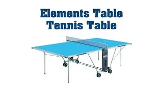 How to Assemble the Elements Table Tennis Table