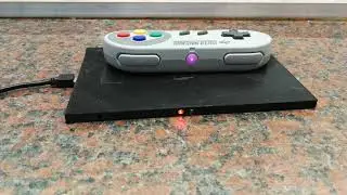 Nintendo Mini Classic SNES Controller with 8bitdo Wireless Diy Kit and Wireless Charging Mod