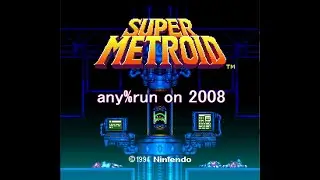Super Metroid any% speedrun 49:19 (0:31 igt) on June 2008