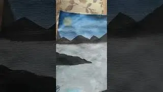 Mountain painting 🏞 please support me and my YouTube channel 🙏🏻 subscribe like and share my video🙂