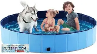 Jasonwell Foldable Dog Pet Bath Pool Collapsible Dog Pet Pool Bathing Tub Review