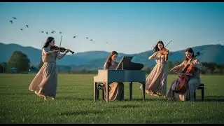 Soft Piano And Strings Weave Through Night &ndash; Quiet Coffee Time For Calm And Reflection