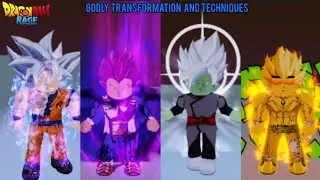 Dragon Ball Rage Godly Transmission/Techniques