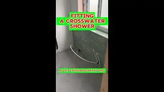 How to fitting a cross water shower? 1    #plumbing #Bathroom #Shower #MJCKitchenAndBathrooms
