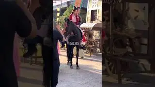 Horse Riding BTS in 