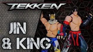 Jin & King Tekken Actionfigures Unboxing || Action Figure Freak