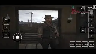 Mobox Patched 1.0 Gameplay Red Dead redemption | added new dxvk 2.4.1 new turnip driver