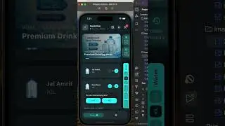 Water, Milk & Coconut Order AppSmart cart &bull; Stock logic &bull; Premium UI#flutterdeveloper #flutterdev
