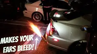 CARS SHOOTING FLAMES IN PUBLIC!