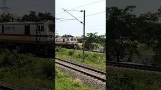 Visakhapatnam weekly express on track 🚂 #express #train #railwayexam #ytshorts #shyam_hembram