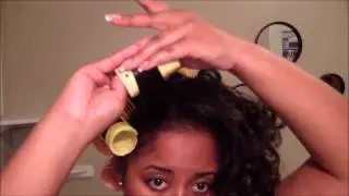 A dry roller set using African Pride moisturizing lotion (PART 1)