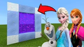 Minecraft Pe How To Make a Portal To The Frozen Dimension - Mcpe Portal To The Frozen!!!
