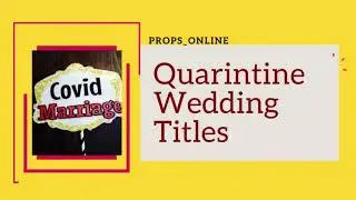 Quarantine Wedding Props Ideas by Props_Online