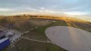 Flight #4 OFM 450 Seeker test flights at Apollo Field, Van Nuys, California. Quadcopter