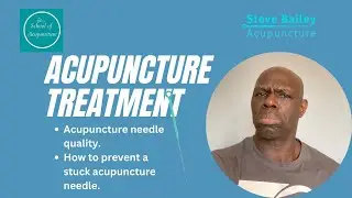 How to prevent a stuck acupuncture needle