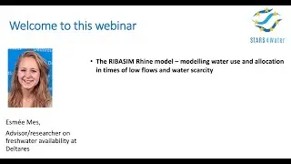 The RIBASIM Rhine model &ndash; modelling water use and allocation in times of low flows and water scarcit