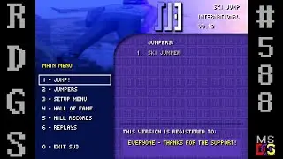 Random DOS Game Show #588: Ski Jump International (1994)