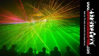 Show L&aacute;ser Barcelona - Contratar Espect&aacute;culo De Luces Para Eventos
