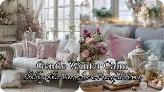 A Shabby Chic Sonata  Gentle Winter Decor for a Calm Home