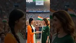 🇮🇳 Indian VS 🇵🇰 Pakistan girls painting challenge |26 January |#ai #army #india #pakistan