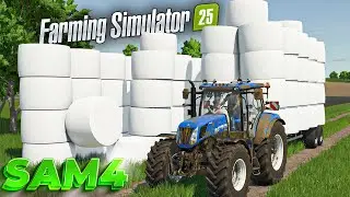 Farming Simulator 25 | Un MAAAX de CASH avec l'enrubannage ! | SEUL AU MONDE 4 #06