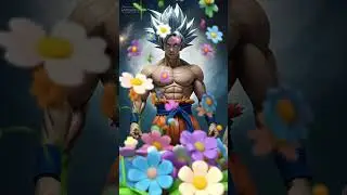 me turn Goku super Saiyan white hair
