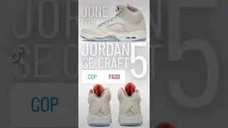 JORDAN 5 SE CRAFT JUNE 17TH