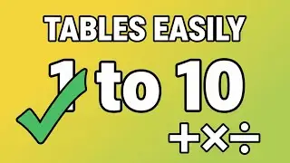 Day 22 | Multiplication Tables 1 to 10 EASILY! Learn Times Tables Fast #MultiplicationTables
