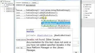 Swing in Java   JRadioButton