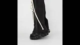 Goth platform boots | Punk platform ankle shoes | Boots fashion | New rock and shoes #bestshoes