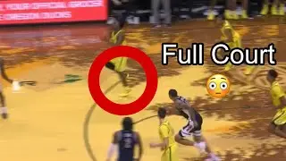Oregon&rsquo;s Jermaine Couisnard makes a 3-Quarter of the court shot from the other Three Point Line!